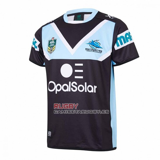 Camiseta Cronulla Sutherland Sharks Rugby 2018 Segunda